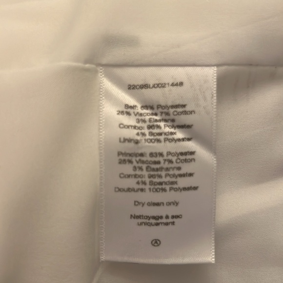 Veronica Beard Ashburn White Blazer with Black Contrasting Lapels - Picture 11 of 11